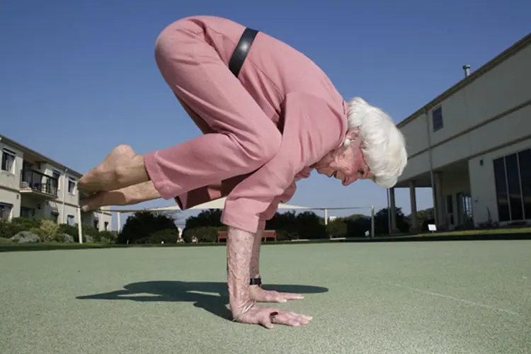Yoga practice for seniors